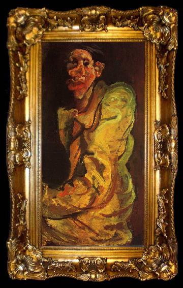 framed  Chaim Soutine Self Portrait, ta009-2